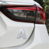 Car Vehicle Badge Emblem 3D English Letter A Self-adhesive Sticker Decal, Size: 4.5*4.5*0.5cm