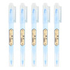 5 PCS Small Fresh Double-headed Color Fluorescent Tasteless Marker(Blue)