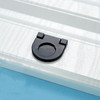 10 PCS 1052-32 Simple Cabinet Door Handle Drawer Wardrobe Zinc Alloy Handle (Black)
