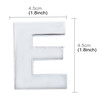 Car Vehicle Badge Emblem 3D English Letter E Self-adhesive Sticker Decal, Size: 4.5*4.5*0.5cm