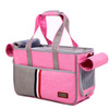 DODOPET Outdoor Portable Oxford Cloth Cat Dog Pet Carrier Bag Handbag Shoulder Bag, Size: 43 x 19 x 26cm (Pink)