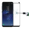 Case Friendly Screen Curved Tempered Glass Film For Galaxy S8 / G950(Black)