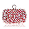 Women Fashion Banquet Party Pearl Handbag(Red)