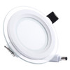 6W 10cm Round Glass Panel Light Lamp with LED Driver, Luminous Flux: 480LM, AC 85-265V, Cutout Size: 7.5cm