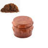 Wood Drum Type Smoke Grinder Tobacco Spice Crusher, Size:S(Red)