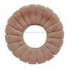 Pumpkin Shaped Winter Toilet Cushion, Diameter: 30cm(Coffee)