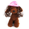 Pet Accessories Pet Princess Hat Sun Hat Teddy Wig Hat(Diamond)
