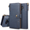 For Galaxy Note9 Cowhide Texture Horizontal Flip Leather Case with Holder & Card Slots & Wallet & Lanyard(Blue)