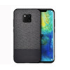Shockproof Splicing PU + Cloth Protective Case for Huawei Mate 20 Pro (Black)
