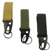10PCS Outdoor Camping  Carabiner Backpack Hooks Olecranon Molle Hook Survival Gear EDC Nylon Keychain Clasp(Army Green)