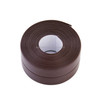 Durable PVC Material Waterproof Mold Proof Adhesive Tape  Kitchen Bathroom Wall Sealing Tape, Width:2.2cm x 3.2m(Brown)