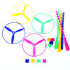 40 PCS Bamboo Dragonfly Spinning Flywheel Children Fly Toys, Random Color Delivery