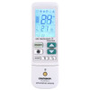 K-209ES Universal Air Conditioner Remote Control, Support Thermometer Function(White)