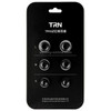 TRN Earphone Silicone Memory Foam Earplug(Black)