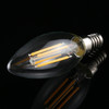 C35 E14 4W 4 LEDs 300 LM 3000K Dimmable Retro LED Filament Light Bulb Energy Saving Light, AC 220V(Warm White)