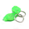 2 PCS Mini Pocket Keychain Flashlight Micro LED Squeeze Light Outdoor Camping Ultra Bright Emergency Key Ring Light Torch Lamp(Green)