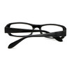 Anti Blue Rays Goggles Glasses Men Women Radiation Resistant Glasses Frame Computer Transparent Blue Film Eyeglasses(Black)