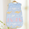 Spring Summer Cotton Soft And Airpermeability Sleeping Bag, Size:120/66(Blue Dinosaur)