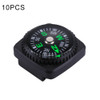 10 PCS 20mm Outdoor Sports Camping Hiking Pointer Guider Plastic Compass Hiker Navigation, Random Color Delivery