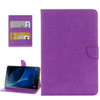 For Galaxy Tab A 10.1 (2016) / P580 Simple Style Horizontal Flip Leather Case with Holder & Card Slots & Wallet (Purple)