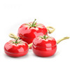 Creative Cute Tomato Shaped Pot Complementary Food Non-stick Frying Pan Cooker Universal, Style:Pot Set