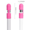 Multi-function Anti Lost Silicone Protective Cap Cover for Apple Pencil(Pink)