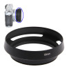 Metal Vented Lens Hood for Lens with 58mm Filter Thread(Black)