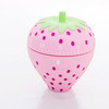 Creative Cartoon Fruit Shape Multi-Function Rotary Timer Learning Work Efficiency Time Manager(Strawberry)