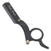 Stainless Steel Vintage Razor Thumb Razor(Black)