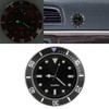 Car Paste Clock Car Luminous Watch(Black)