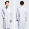 Drugstore Working Clothes Doctor Clothing Long Sleeve Male White Scrubs, Size: XL, Height: 180cm