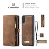 CaseMe-008 Detachable Multifunctional Horizontal Flip Leather Case for Huawei P20, with Card Slot & Holder & Zipper Wallet & Photo Frame (Coffee)
