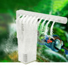 5W Rain Style 3 in 1 Aquarium Fish Tank Pumping Oxygen Increasing Water Purifier, US Plug(White)