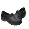Chef Shoes Non-slip Kitchen Shoes Canteen Chef Cleaning Work Shoes Hotel Work Shoes, Size:43(Black)