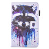 For Galaxy Tab E 9.6 / T560 Lovely Cartoon Raccoon Pattern Horizontal Flip Leather Case with Holder & Card Slots & Pen Slot