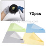 Soft Cleaning Cloth for LCD Screen / Glasses/ Mobile Phone Screen (70pcs in One Packaging, The Price is for 70pcs)