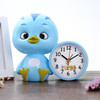 3 PCS Creative Children Cartoon Cute Duck Student Alarm Clock(Blue)