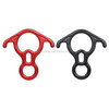 XINDA XD8602 Climbing Rescue Figure 8 Descender with Bent-ear Rappelling Gear Belay Device(Red)