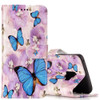 For Galaxy S9 Gloss Oil Embossed Flower Butterfly Pattern Horizontal Flip Leather Case with Holder & Card Slots & Wallet