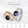 KW10 1.04 inch TFT Color Screen Smart Watch IP68 Waterproof, Metal Watchband, Support Call Reminder /Heart Rate Monitoring/Sedentary reminder/Sleep Monitoring/Predict Menstrual Cycle Intelligently(Silver)