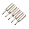 5 PCS 6.35mm to 3 Pin XLR Plug Male Audio Converter Connector