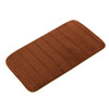 Non Slip Water Absorption Rug Bathroom Mat Shaggy Memory Foam Kitchen Door Floor Mat, Size:40X60CM(Coffee Brown)