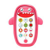 Children Intelligent Early Education Learning Baby Simulation Mobile Phone Toy, English Version(Pink)