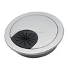 10 PCS Desk Computer Desktop Plastic Round Threading Box Hole Cover, Hole Diameter: 60mm