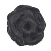 Wig Ball Head Flower Hairpin Hair Bag Wig Headband for Bride(Black Brown)