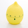 Creative Cartoon Fruit Shape Multi-Function Rotary Timer Learning Work Efficiency Time Manager(Lemon)