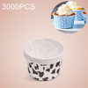 3000 PCS Cow Spot Pattern Round Lamination Cake Cup Muffin Cases Chocolate Cupcake Liner Baking Cup, Size: 6.8 x 5 x 3.9cm