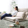 Multi-function Double Leisure Foldable Adjustable Lazy Sofa Bed(Khaki)