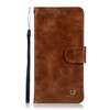 For Nokia 8 Retro Copper Buckle Crazy Horse Horizontal Flip PU Leather Case with Holder & Card Slots & Wallet & Lanyard(Brown)