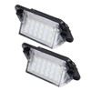 2 PCS License Plate Light with 18  SMD-3528 Lamps for BMW E36(1992-1998)?2W 120LM, 6000K, DC12V (White Light)